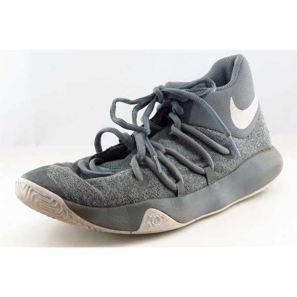 Nike Kevin‎ Durant Gray Fabric Athletic Basketball Boys Shoes Size 5 M - Picture 1 of 7